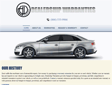 Tablet Screenshot of dealershipwarranties.net